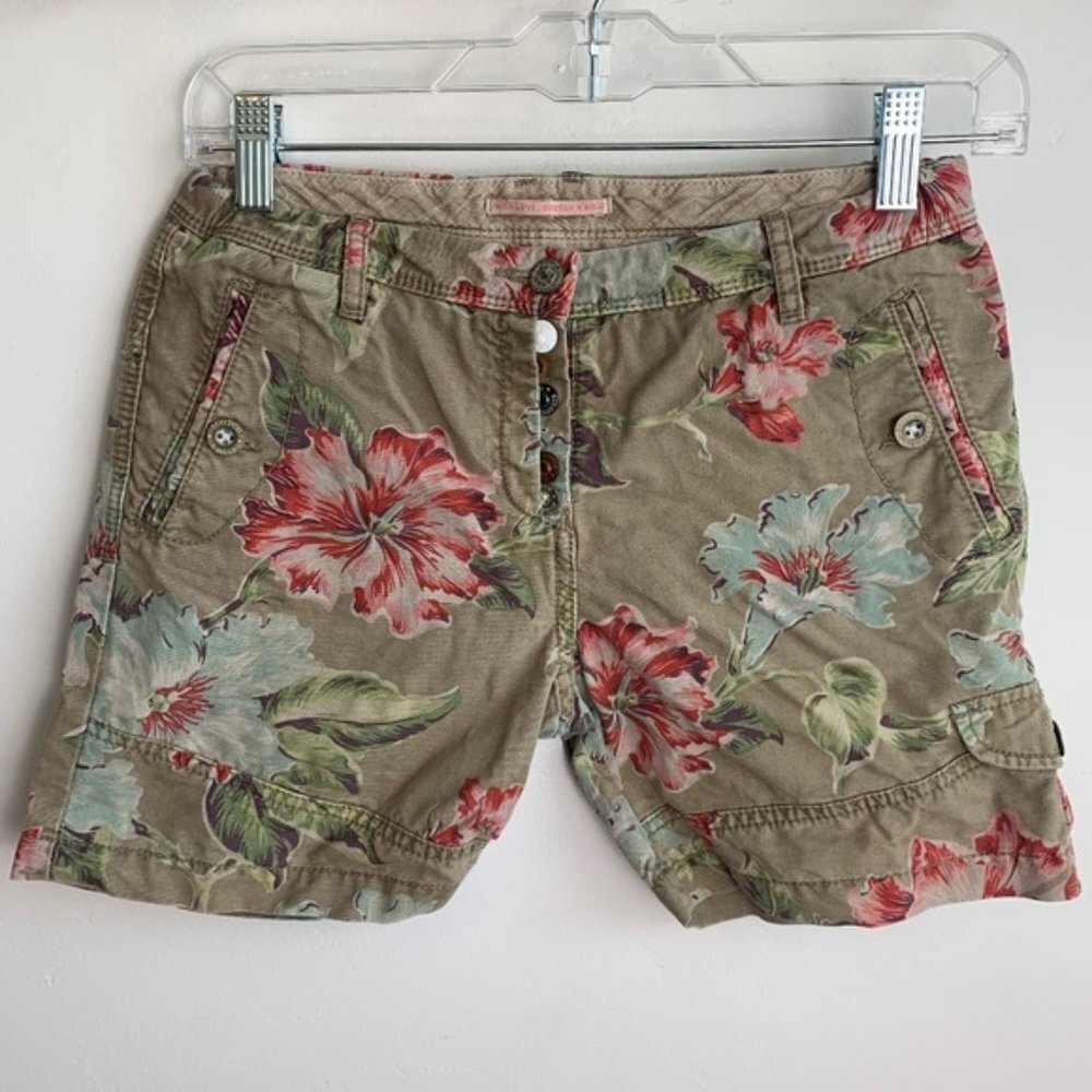 With Love Scotch R'Belle Girls Floral Cargo Shorts